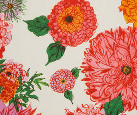 La DoubleJ &#39;Bright Blooms&#39; cushion PINK LADJ23CUS705MUL