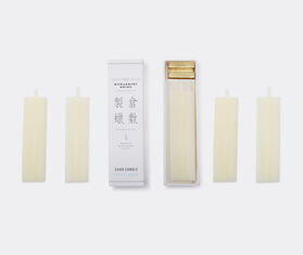 Kurashiki Seiro 'Card Candle', cassis WHITE KUSE19SCE204WHI