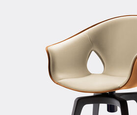 Poltrona Frau &#39;Ginger&#39; swivel armchair WHITE POFR20GIN338WHI