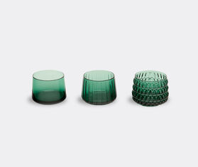 XLBoom 'Dim' tealight, set of three, green GREEN XLBO23DIM342GRN