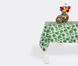 La DoubleJ 'Wildbird' tablecloth, medium, green GREEN LADJ23MED785GRN