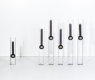 House of Today 'Orpheus Candle Holder 2' SILVER HOTO18ORP385SIL