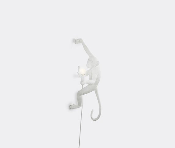 Seletti 'Monkey' lamp hanging, right, UK plug  SELE21MON795WHI