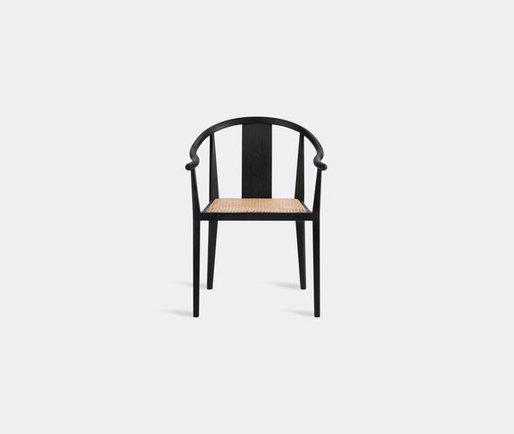 NORR11 'Shanghai' chair, black and brown Brown ${masterID}
