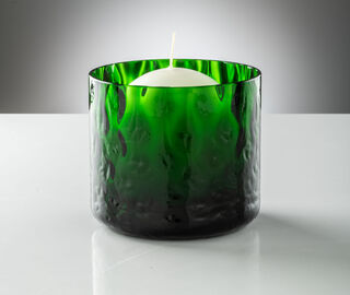 Venini 'Night In Venice' candle, green GREEN VENI19NIG674GRN