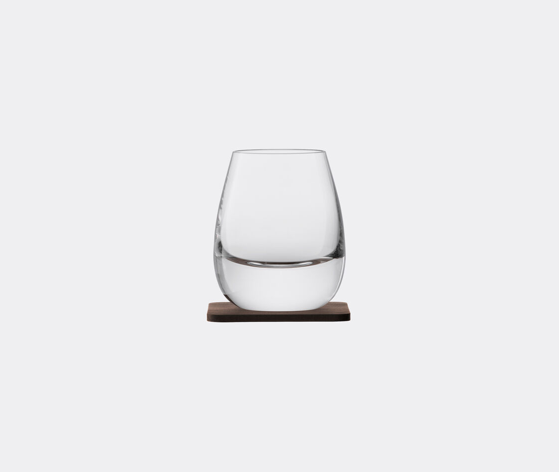 Lsa International Set Of Two Islay Whiskey Glass And Coaster In Transparent