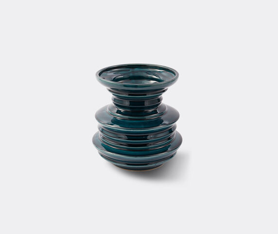 POLSPOTTEN 'Stacked Plates' vase, dark green GREEN POLS25VAS924GRN