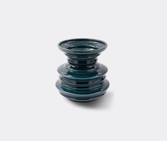 POLSPOTTEN 'Stacked Plates' vase, dark green GREEN POLS25VAS924GRN