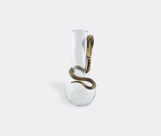 Vanessa Mitrani 'Cobra' vase, transparent and bronze TRANSPARENT VAMI23COB828TRA