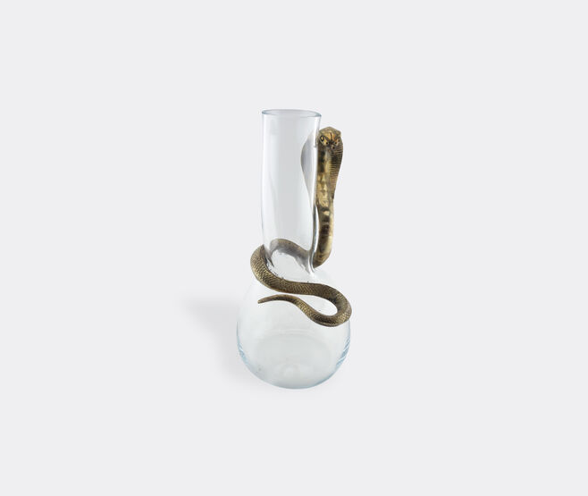 Vanessa Mitrani 'Cobra' vase, transparent and bronze TRANSPARENT VAMI23COB828TRA
