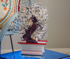 VESTA 'Jasmine Bonsai' diffuser, small, white WHITE VEST26JAS869WHI