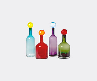 POLSPOTTEN 'Bubbles &amp; Bottles' multi mix, set of four MULTICOLOUR POLS22BUB111MUL