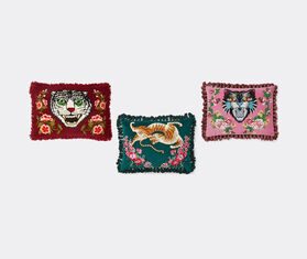 Gucci 'Tiger' velvet cushion MULTICOLOUR GUCC18CUS889MUL