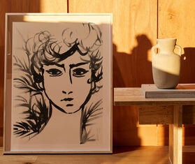 Lemon 'Sunset 316' art print LIGHT BROWN LEMN21SUN578MUL