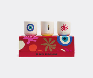 Assouline 'Travel Set From Home&rsquo; mini candles, set of three MULTICOLOUR ASSO23TRA116MUL