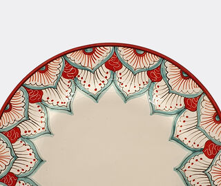 Les-Ottomans 'Peacock' dessert plate, multicolor MULTICOLOUR OTTO21PEA795MUL
