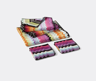 Missoni 'Giacomo' towels, set of five, orange ORANGE MIHO20GIA491MUL