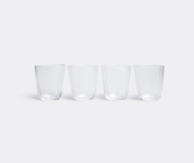 Wrong for Hay &#39;Tela&#39; medium tumbler, set of 4 TRANSPARENT WFHA15TEL831TRA