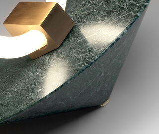 Chris Basias Studio 'Helen' table and floor lamp, S, green MULTICOLOUR CTLI19HEL737GRN