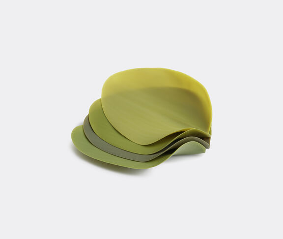 Covo 'Seasons' medium plate, set of four Green ${masterID}