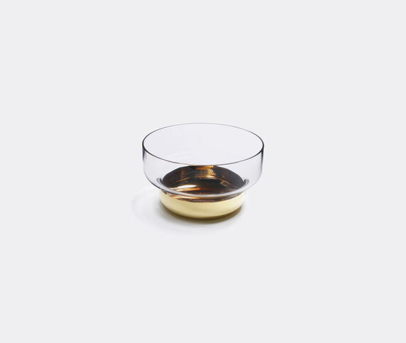 Nude 'Contour' gold bowl Clear, Gold NUDE15CON411GOL