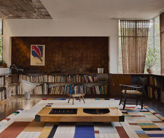 Cc-tapis 'Raag Rectangular Grid 2' rug, multicolor BROWN CCTA25RAA785MUL