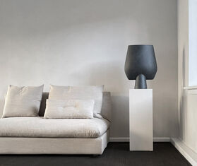 101 Copenhagen &#39;Sphere&#39; square vase, black BLACK COPH21SPH559BLK