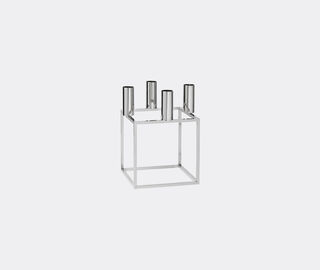 Audo Copenhagen 'Kubus 4' candleholder, nickel plated MULTICOLOUR BYLA22KUB057SIL