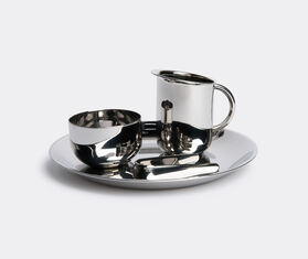 Alessi 'Bauhaus', sugar and creamer set SILVER ALES19BAU174SIL