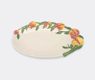 Les-Ottomans 'Pomegranate' large oval platter, multicolor MULTICOLOUR OTTO25POM553MUL