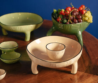 Pomax 'Meet the Kutis' mini bowl, set of two, ivory IVORY POMA26MEE186IVO