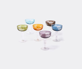 POLSPOTTEN &#39;Peony&#39; coupe, set of six MULTICOLOUR POLS22COU126MUL