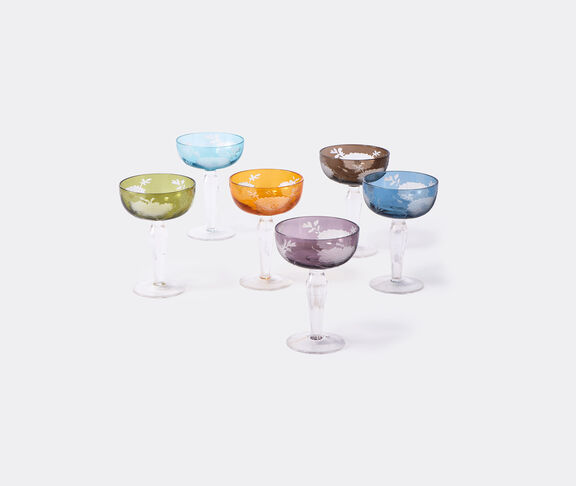 POLSPOTTEN 'Peony' coupe, set of six MULTICOLOUR POLS22COU126MUL