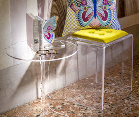 VESTA &#39;Miami&#39; coffee table, transparent TRANSPARENT VEST25MIA896TRA