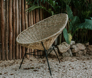 Acapulco Design 'Acapulco Palma' chair, bulrush BROWN ACAP24ACA266BEI