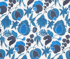 La DoubleJ &#39;Wildbird Blu&#39; tablecloth BLUE LADJ22LAR881BLU