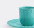 Bordallo Pinheiro ‘Fantasia’ coffee cup and saucer, set of four, acqua green Turquoise BOPI23FAN642LGR