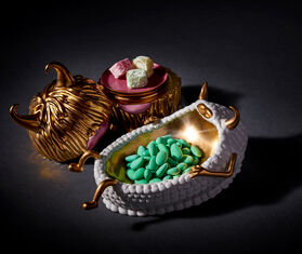 L&#39;Objet &#39;Lazy Susan&#39; catchall, white WHITE LOBJ19LAZ462WHI