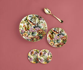 Simone Guidarelli Home 'Jungle' bread plate, set of two, multicolor MULTICOLOUR SIMO26JUN515MUL
