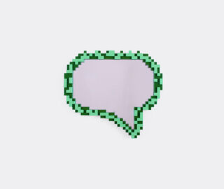 Seletti 'Message' mirror, clear TRANSPARENT SELE25PIX923TRA