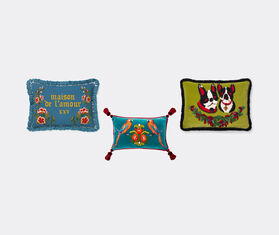 Gucci 'Bosco and Orso' needlepoint cushion MULTICOLOUR GUCC18CUS926RED