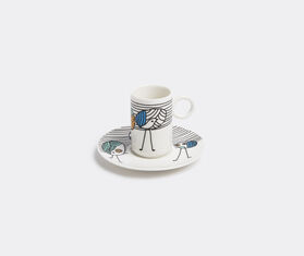 L'Abitare 'Vain peacock' coffee cup and saucer MULTICOLOUR LABI15COF864MUL