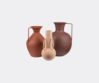 POLSPOTTEN 'Roman' vase, set of four, brown MULTICOLOUR POLS22VAS887CIN