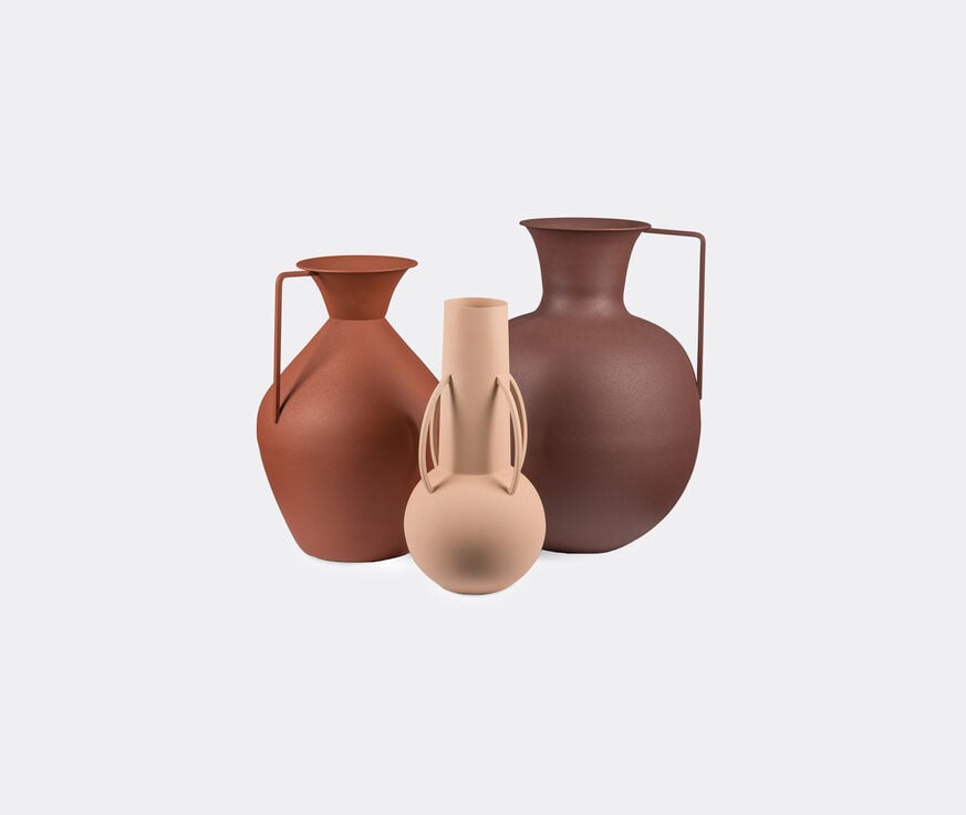 POLSPOTTEN 'Roman Vase' brown, set of three  POLS22VAS887CIN