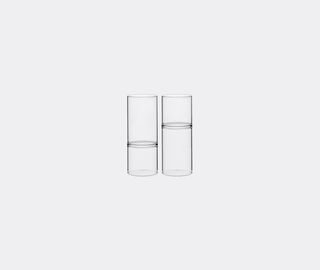 Fferrone Design 'Revolution' liqueur and espresso glass, set of two TRANSPARENT FFER17REV363TRA
