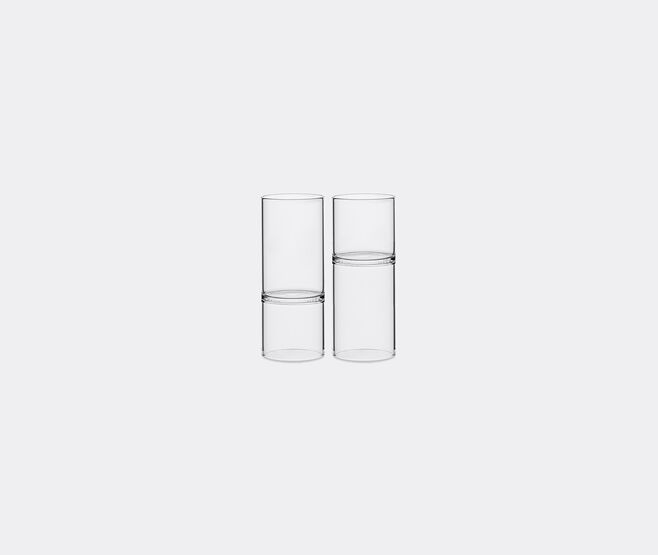 Fferrone Design 'Revolution' liqueur and espresso glass, set of two TRANSPARENT FFER17REV363TRA