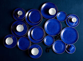 L'Objet 'Lapis' charger plate MULTICOLOUR LOBJ20LAP802BLU