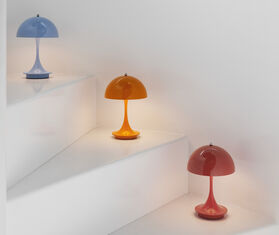 Louis Poulsen 'Panthella 160 V2' LED portable lamp, coral CORAL LOPO23PAN167PIN