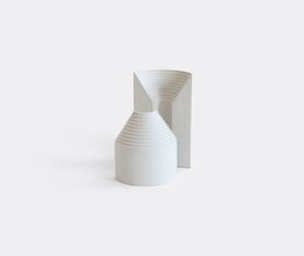 Origin Made &#39;Ark Vase&#39;, half small WHITE ORMA22ARK099WHI