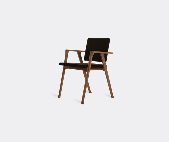 Cassina Luisa - Small Armchair With American Walnut Structure (Upholstery Cod. 13L589) Brown and black ${masterID} 2